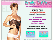 Tablet Screenshot of emilydavincixxx.com